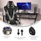 Flash Furniture Gray LeatherSoft Gaming Chair with Roller Wheels CH-187230-GY-RLB-GG - alternate 2